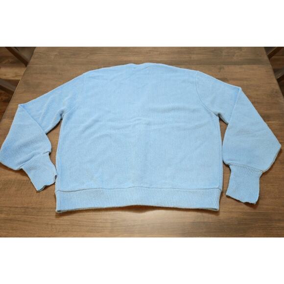 Vintage Arnold Palmer By Robert Bruce Cardigan Sweater Mens XLBlue Golf Made USA - Picture 3 of 5